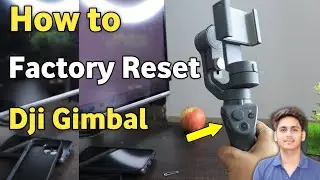How to factory reset dji osmo gimbal | Error issue problem solved dji gimbal