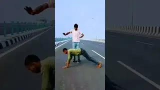 #trending #viral #bhojpuri #song #viral #stunt #flip #challenge #stunt