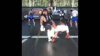 Rafael &rdquo;Ataman&rdquo; Fiziev 🇰🇬 and Naimjon Tuhtaboyev 🇺🇿 sparring