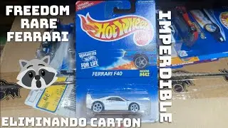 Vintage rare 1995 🔥 HOT WHEELS 🔥 Ferrari F40 white 🤍 👍🦝 hard to find