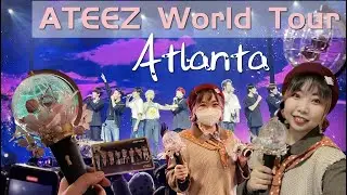[ATINY Vlog] ATEEZ World Tour Concert in Atlanta: performance, Yunho focus, talking, and Atiny trip