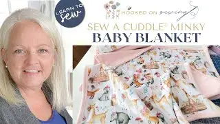 Sew a Cuddle Minky Baby Blanket | Sew a Double-Sided Cuddle Minky Baby Blanket | Learn to Sew