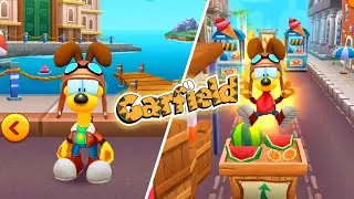 Garfield Rush 🐈 Play w/ Garfield, Odie or Nermal! Endless running Game! Ep 28