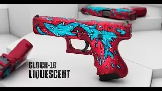Скин Glock-18 Liquescent для кс 1.6