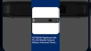NETGEAR Nighthawk M6 Pro 5G Mobile Hotspot 8Gbps Unlocked Travel WiFi Router