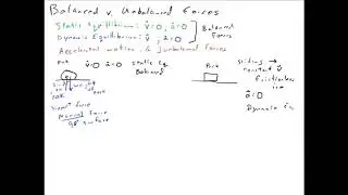 Balanced v. Unbalanced Forces (Part 2)