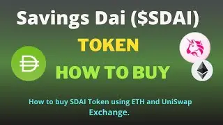 How to Buy Savings Dai (SDAI) Token Using Uniswap Exchange on Trust Wallet