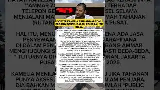 Dr kamelia akui Ammar zoni peg4ng ponsel #artist #shorts