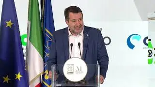 L'intervento del ministro delle Infrastrutture e Trasporti Matteo Salvini Missione Italia 2024