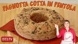 PAGNOTTA CON SEMI MISTI COTTA IN PENTOLA  di Benedetta Rossi - Ricetta TV Fatto in Casa per Voi