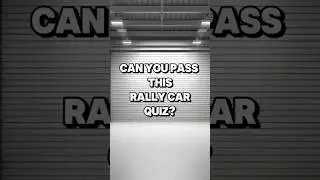 Think you can pass a rally car quiz?? #shorts