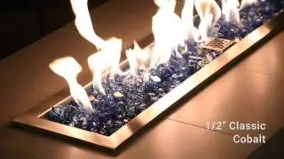 Modern Outdoor Products - American Fireglass - 1/2&rdquo; Classic - Cobalt