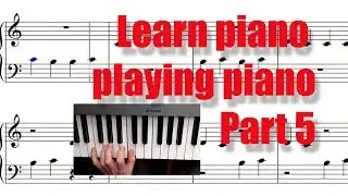 Anybody can play this! Learn Piano Playing Piano (Part 5). The Circle