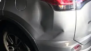 Замедленный ремонт экстремальной вмятины / Toyota RAV4 / Вакавилль / Фэрфилд / Напа / Вальехо