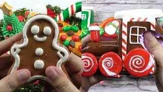 🎅Christmas Clay Cracking Compilation #48 (점토 부수기 クレイクラッキング slime asmr)