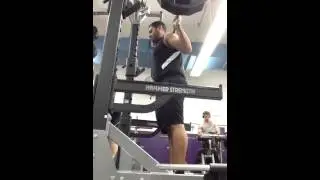 225 lbs back squat 5x5 Stronglifts