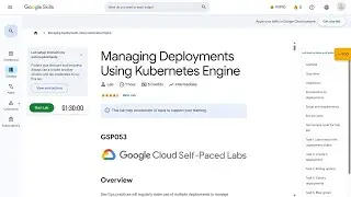 Managing Deployments Using Kubernetes Engine GSP053 Qwiklabs