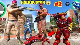 Dangerous Villain Vs Hulkbuster Big Fight in Gta V | Rope Hero | Rope Hero Vice Town | Gamer Blasty