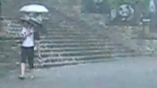 terrible rain storm in China Chengdu.