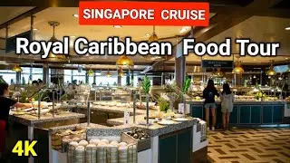 Singapore Cruise Royal Caribbean | Royal Caribbean Food Tour | Windjammer Marketplace