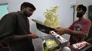 Ghar per banaya french fries 🍟 #vlog 