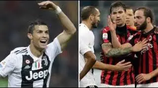 Cristiano Ronaldo Vs Higuain (Full Video) ⚽ Espulso \ Red Card \ Expulsion ⚽ HD #Juventus #Milan