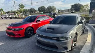 RT CUT UP IN TRAFFIC WITH A SCAT PACK/ we not stopping for no🚔
