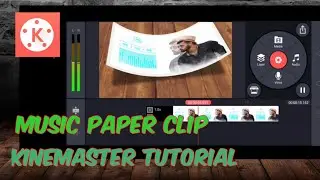 How to make Music Paper Clip | KineMaster | M Tech Stuff