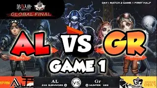 (COA 4 Day 1) AL Vs Gr Game 1 | Ppx Pick His Main ! Identity V Call of the Abyss IV Global Final