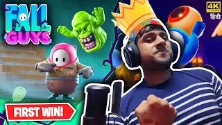 Finally My First Win In Fall Guys: Ultimate Knockout [4K HINDI]