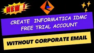 Как создать бесплатную пробную версию Informatica IDMC без корпоративной электронной почты | Поша...
