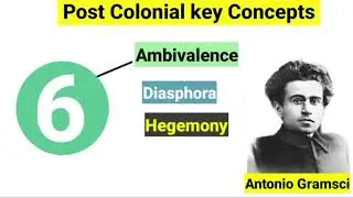 post colonial key concept of Diasphora And Concept of Hegemony