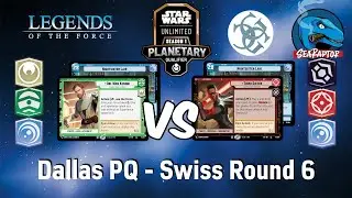 Star Wars Unlimited — сет 5, Даллас PQ (закрытый) — швейцарская система, раунд 6: Оби-Ван против ...
