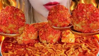 ASMR 🍜💥MIE TEK TEK ALA ABANG-ABANG KUAH RAWIT MERCON TOPPING BAKSO DUMPLING KEJU🌶🔥
