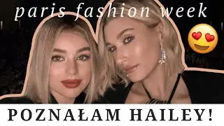 Poznałam HAILEY BIEBER😍🤎 / paris fashion week