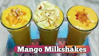 3Easy &Tasty Mango Recipes | Mango Butterscotch Smoothie | Mango Milkshake Recipe |  Mango Lassi