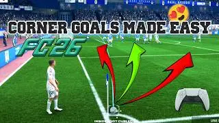 FC 26 Secret Corner Kick Goals Tutorial ⚽ | Score Like a Pro from Corners! #fc26