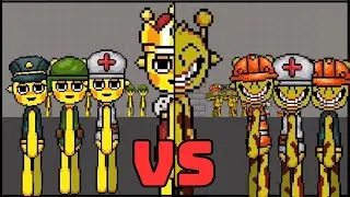 Can a single sprunki army stand against the horde? Sprunki World Police vs. Zombie Apocalypse!!!