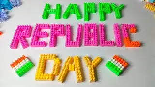 Satisfying DIY Blocks Republic day/ ASMR/ Building Blocks/ Blocks Game/ Building Blocks fun.