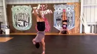 Shoulder taps. #cfgymnastics