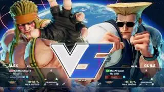 Guile vs Alex