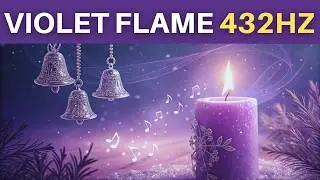 Violet Fire for Dream Protection 🔥 | Deep Sleep Music with Healing Frequencies