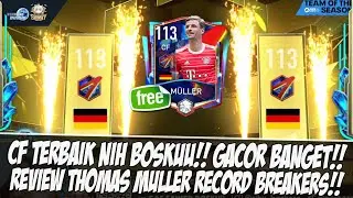 CF TERBAIK!! REVIEW GAMEPLAY THOMAS MULLER EVENT RECORD BREAKERS FIFA MOBILE | FIFA MOBILE INDONESIA