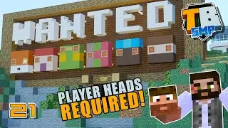 Hunting Player Heads and Chorus farm!  | Truly Bedrock Season 3 [21] Minecraft Bedrock SMP