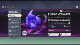【GI 6.2】Stygian Onslaught - Event Gameplay - No Commentary - December 2025