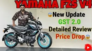 Finally Price Drop 😍 2025 Yamaha FZS V4 Hybrid GST 2.O Benefit Detailed Review | FZS V4 New Update 🔥