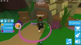NEW ATLANTIS WORLD UPDATE ?!?!? | Roblox Mining Simulator Test Server