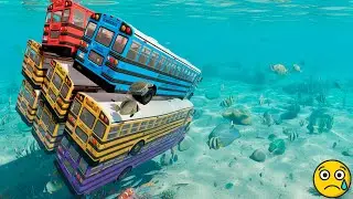 TOP 100 BeamNG Drive Bus Crashes &ndash; School Bus Crash Test & Crazy Crashes