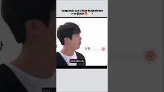 Jungkook can't hide hi jealousy over jimin😠👀🐰🐥#jikook#minkookff#jikookferever #@koominfv