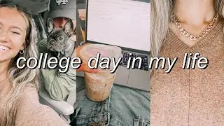 COLLEGE DAY IN MY LIFE! | video editing, being on a podcast, BIG ANNOUNCEMENT!, starbucks, tj maxx